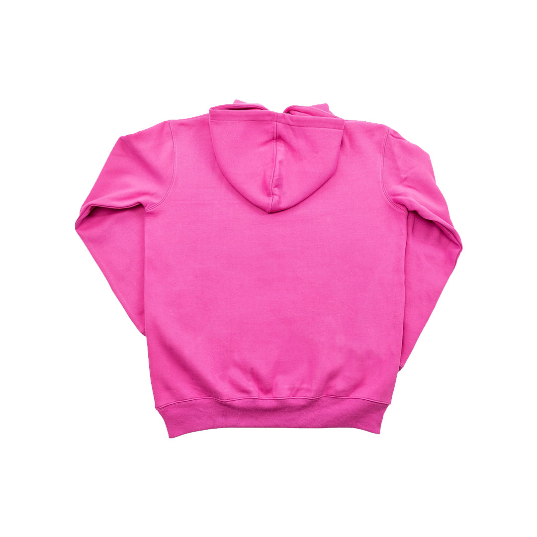 GodsGift Double Stitched Fleece Hoodie (Pink)