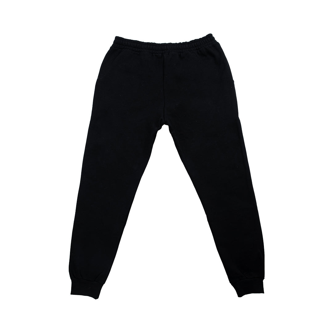 GodsGift Fleece Sweatpants (Black/White Logo)